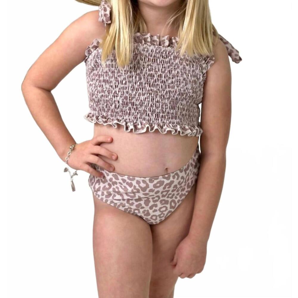 NEW JESS LEA high demand ruched swimsuit in natural